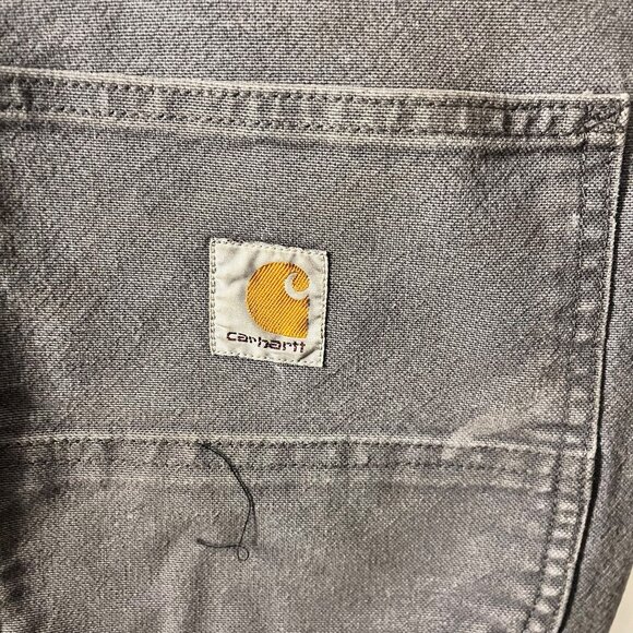 Vintage  Men's Grey Carhartt Relaxed Carpenter Jeans Size 44 x 34 - Picture 6 of 13